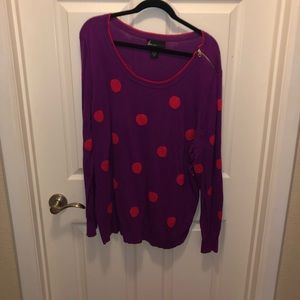 Lane Bryant Sweaters - Polka dot Sweater Lane Bryant Sweaters - Polka dot Sweater